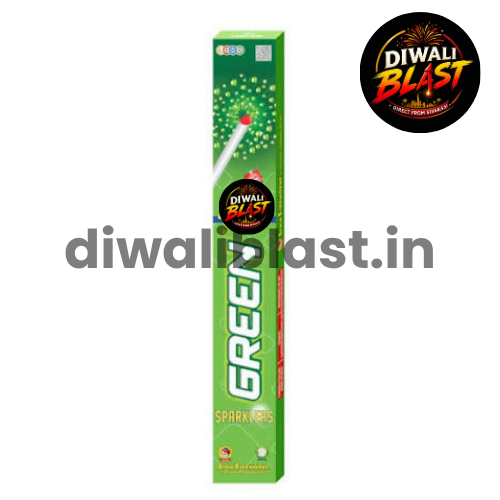 12cm Green Sparklers (10 pcs)